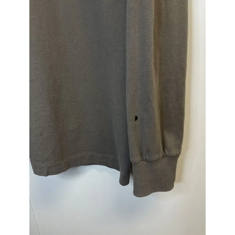Polo Ralph Lauren Mens‎ M Pocket T-shirt Long Sleeve Grey Pony Logo